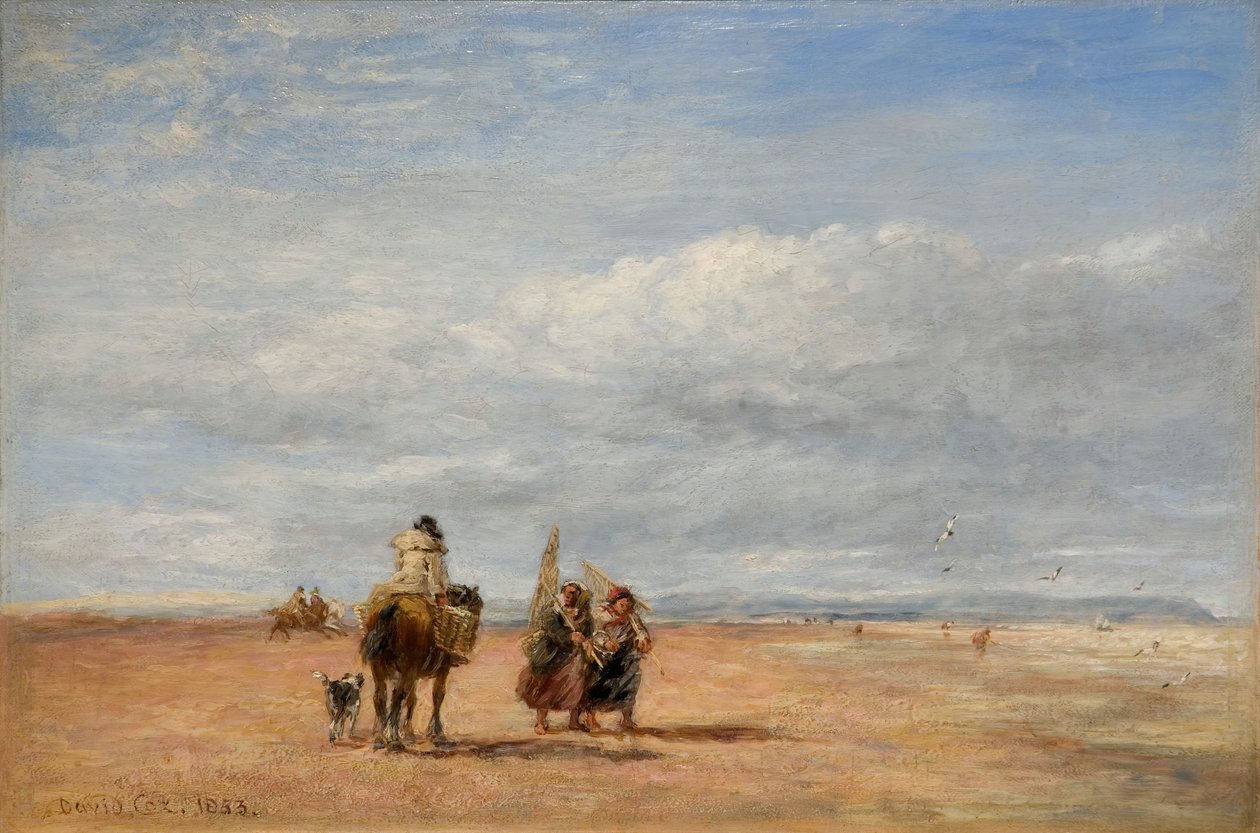 虾兵蟹将》，1853年。 作者 大卫·考克斯（David Cox）