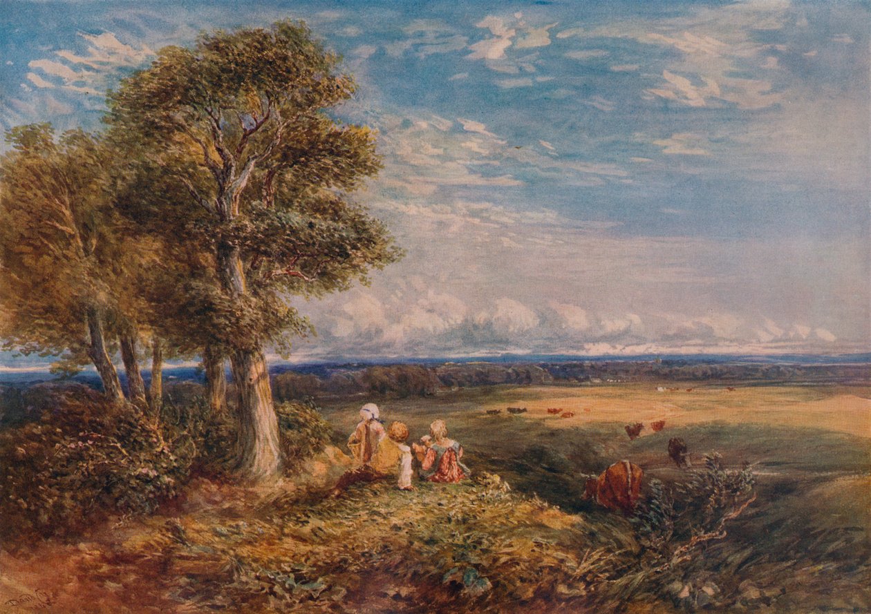 云雀，1848年 作者 大卫·考克斯（David Cox）