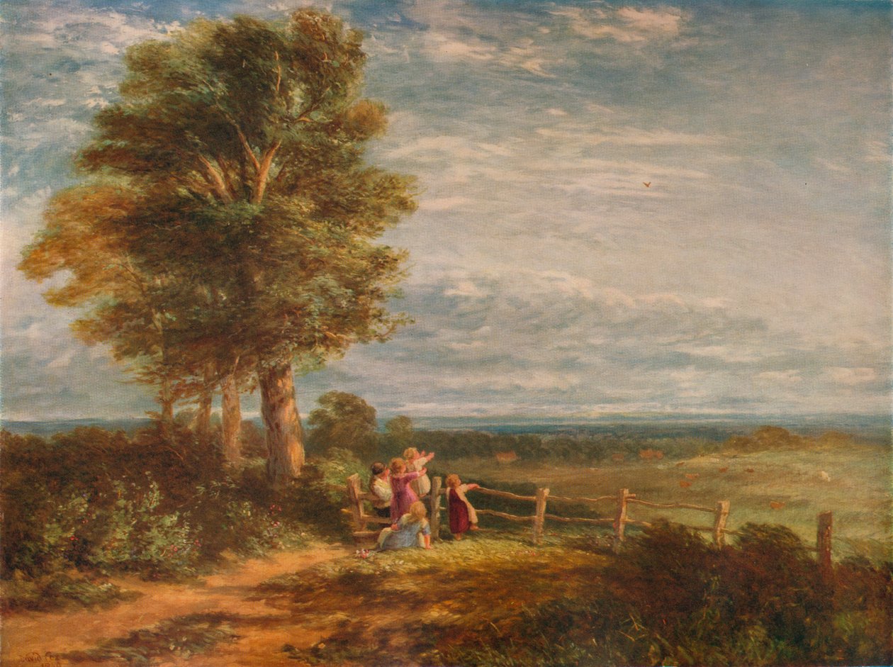 云雀，1849年 作者 大卫·考克斯（David Cox）