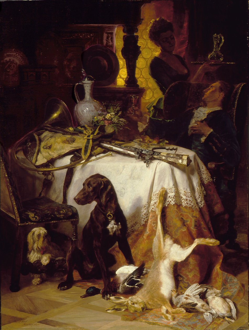 猎杀之后，1870年 作者 大卫·达霍夫（David Dalhoff Neal）