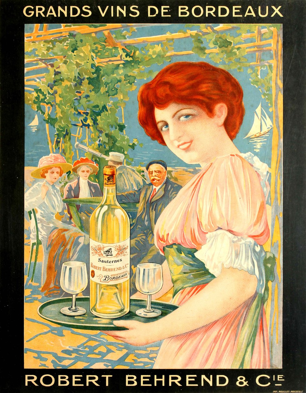 Grands Vins de Bordeaux: Robert Behrend & Cie, 1920s. 作者 戴维·德勒皮安妮