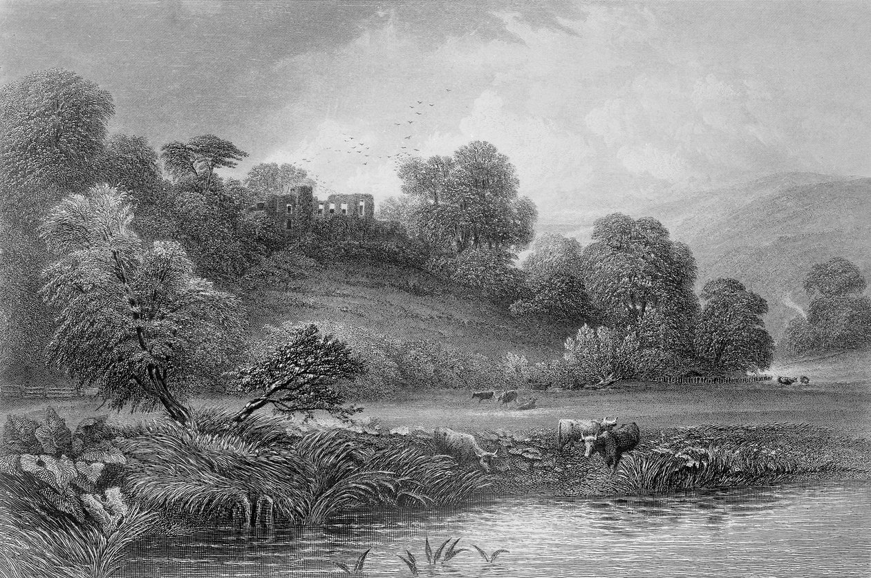 诺勒姆城堡，1876年 作者 大卫·霍尔·麦基文（David Hall McKewan）