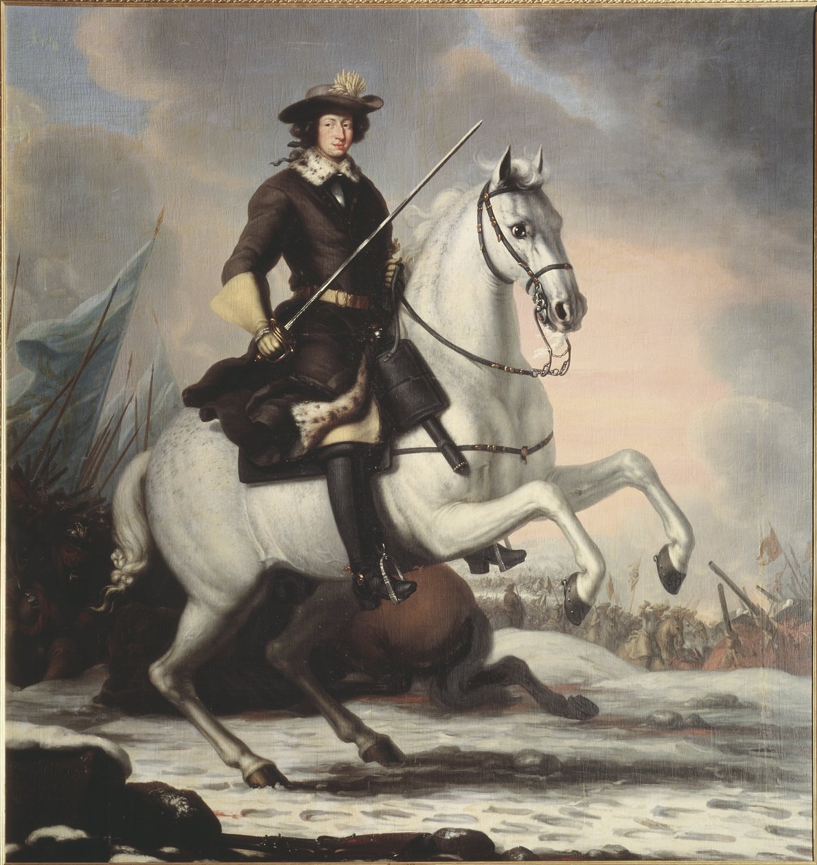 国王卡尔十一世，1676年 作者 大卫·克罗克（DavidKlöcker）荣誉光束