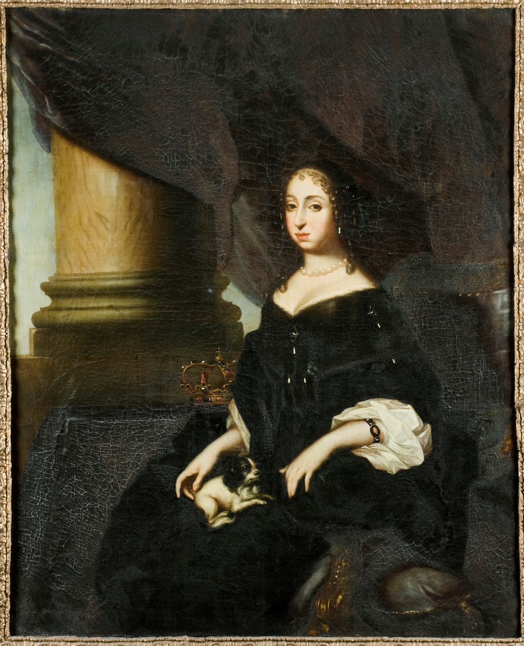 荷尔斯泰因·戈托普（Holstein-Gottorp）1636-1715年的赫德维格·埃利奥诺拉（Hedvig Eleonora）的肖像，瑞典女王，c。 1670。 作者 大卫·克罗克（DavidKlöcker）荣誉光束
