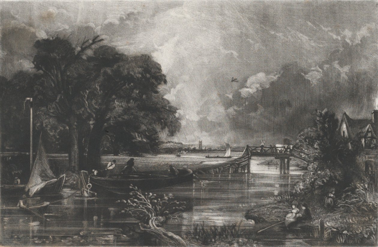 斯图尔河，1831年。 作者 大卫卢卡斯