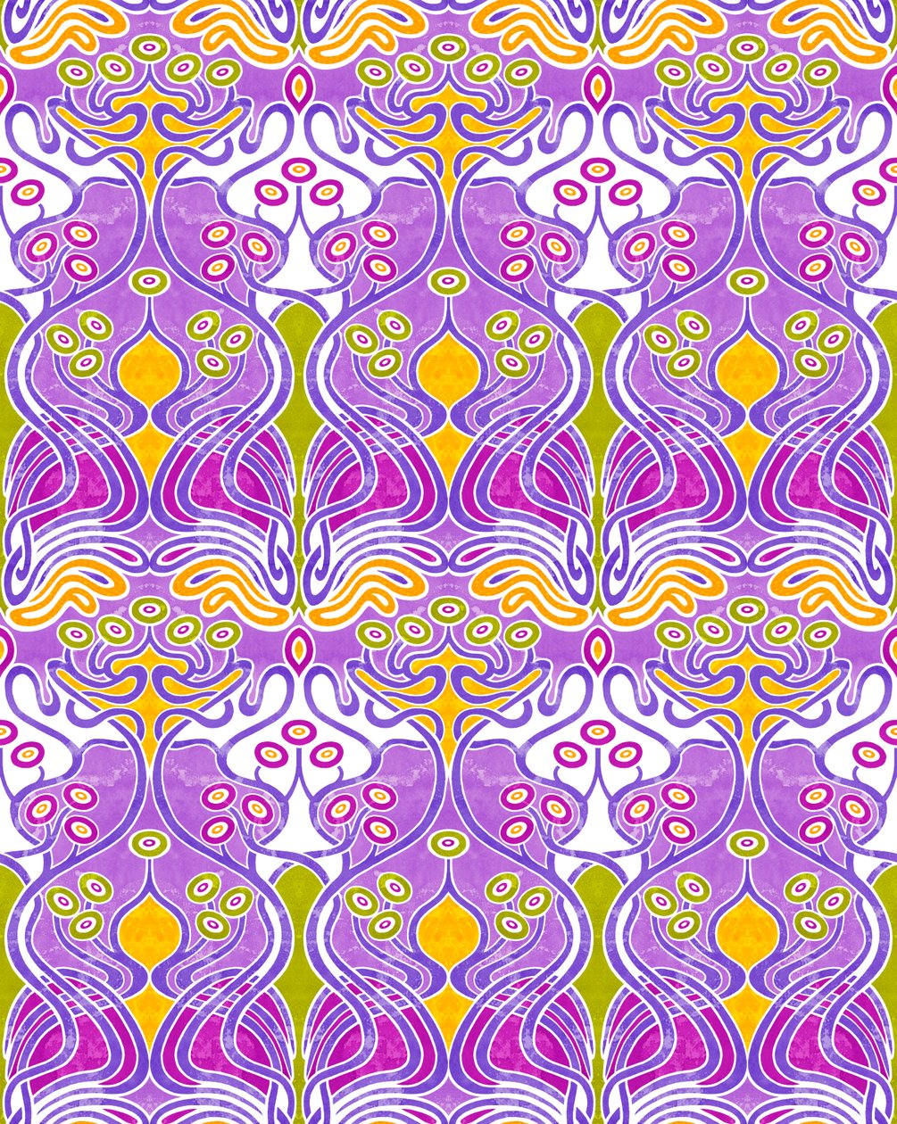 Beauclair Mauve，2018（混合媒介数字作品） 作者 大卫·牛顿