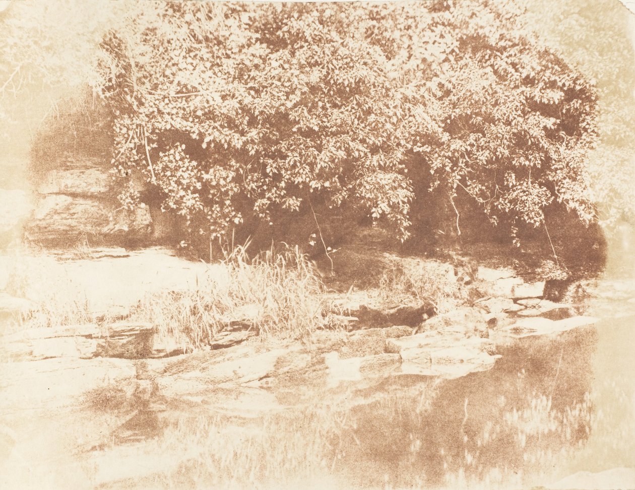 伯恩赛德，杏仁河的法夫岛，1843-47。创造者：大卫-奥克塔维厄斯-希尔，罗伯特-亚当森，希尔和亚当森。 作者 希尔和亚当森
