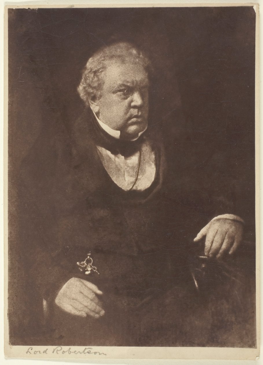 罗伯逊勋爵，184346，18901900印刷。创作人：David Octavius Hill, Robert Adamson, Hill & Adamson. 作者 希尔和亚当森