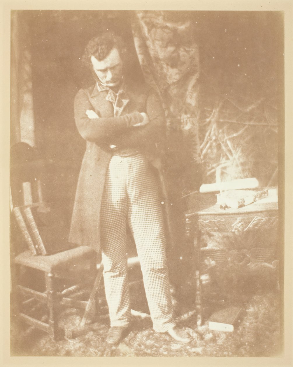 罗伯逊先生，《见证》杂志的副主编，约1843年44年。创作人：David Octavius Hill, Robert Adamson, Hill & Adamson. 作者 希尔和亚当森