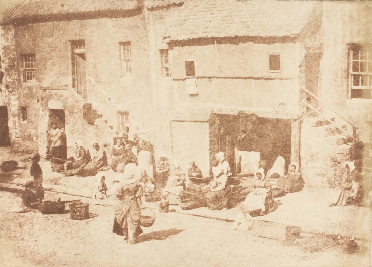 圣安德鲁斯。北街，Fishergate，1843-47。创造者：大卫-奥克塔维厄斯-希尔，罗伯特-亚当森，希尔和亚当森。 作者 希尔和亚当森