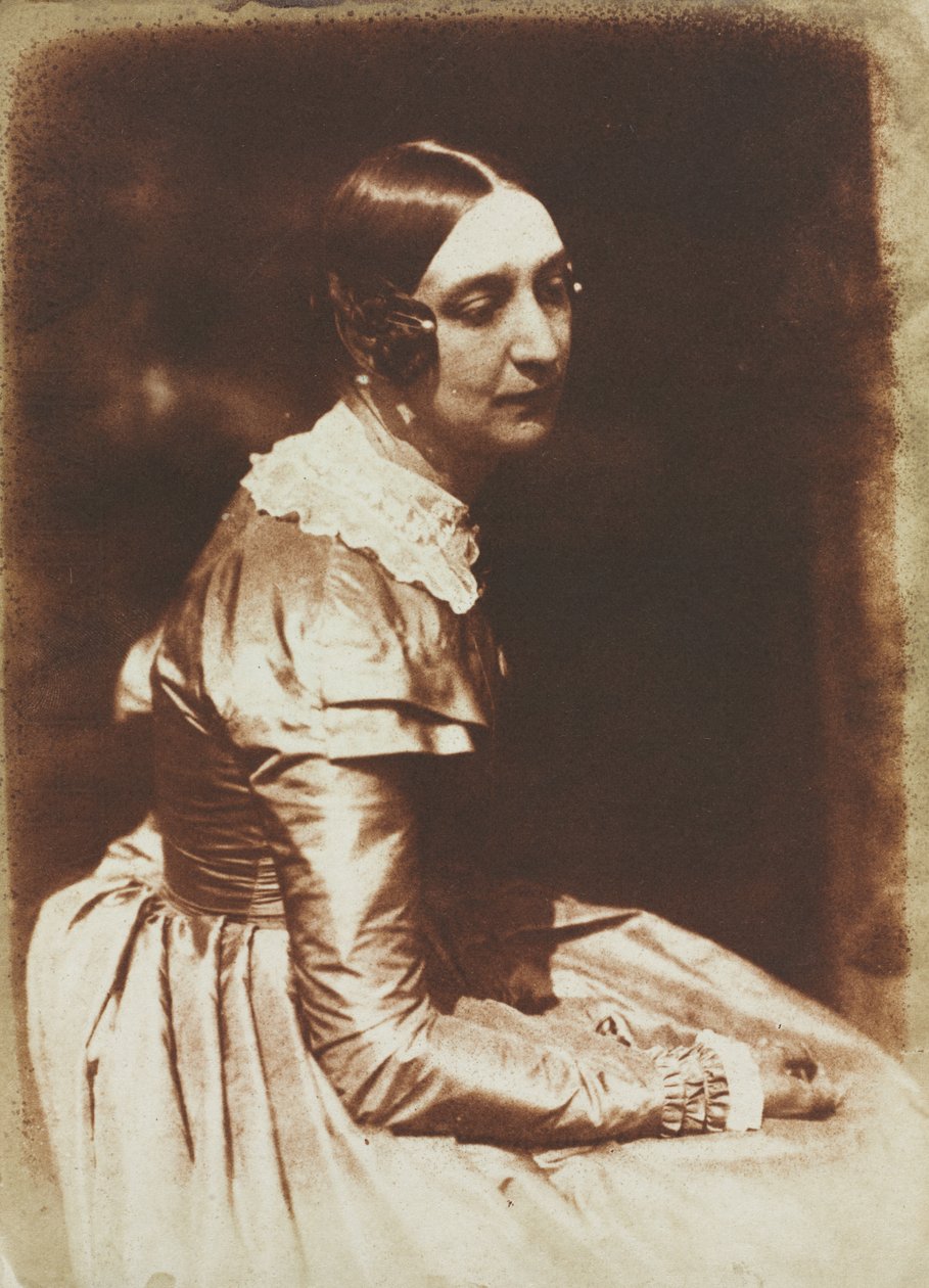 伊丽莎白·里格比（Elizabeth Rigby），后来的伊斯特莱格夫人（Eastlake）1809-1893年，c。 1844-1845。 作者 大卫·奥克塔维斯·希尔