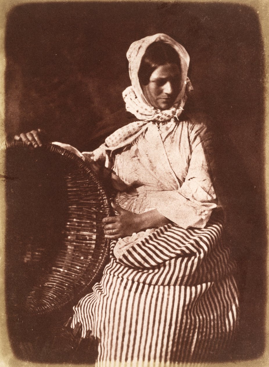 霍尔太太，纽约，c.1843-47（来自calotype negative的盐纸打印）（另见224279,224280） 作者 大卫·奥克塔维斯·希尔