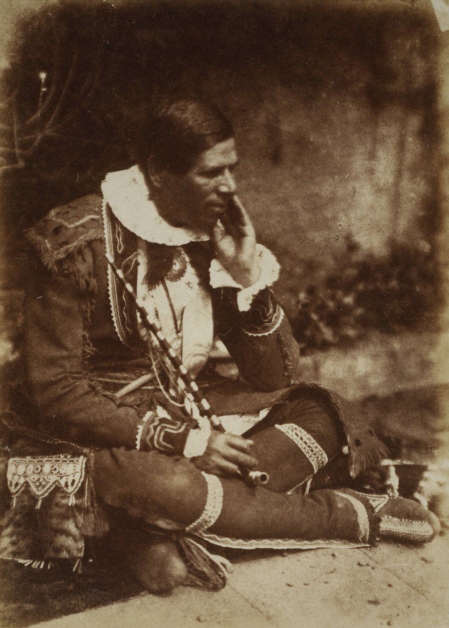 彼得·琼斯（Peter Jones）或卡克瓦夸纳比（Kahkewaquonaby）牧师，1802-1856年。 作者 大卫·奥克塔维厄斯·希尔和罗伯特·亚当森