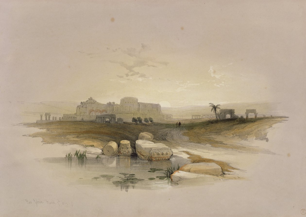 Beit Jibrin，来自&39;The Holy Land&39;，由Louis Haghe（1806-85）雕刻，1839年 作者 大卫·罗伯茨