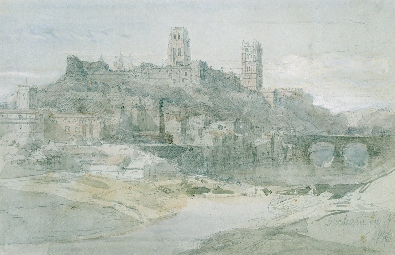 达勒姆（Durham），1836年 作者 大卫·罗伯茨