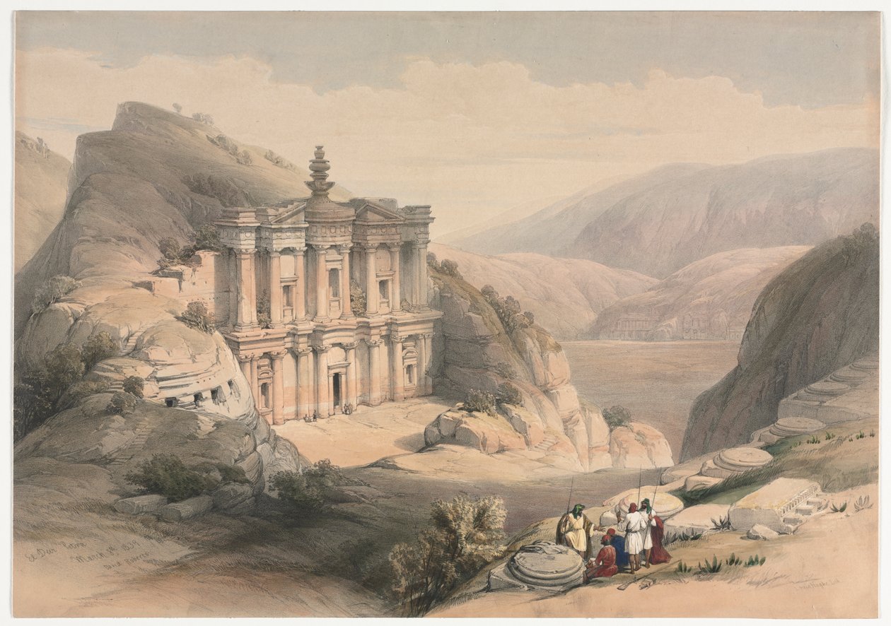 El Deir Petra 作者 大卫·罗伯茨