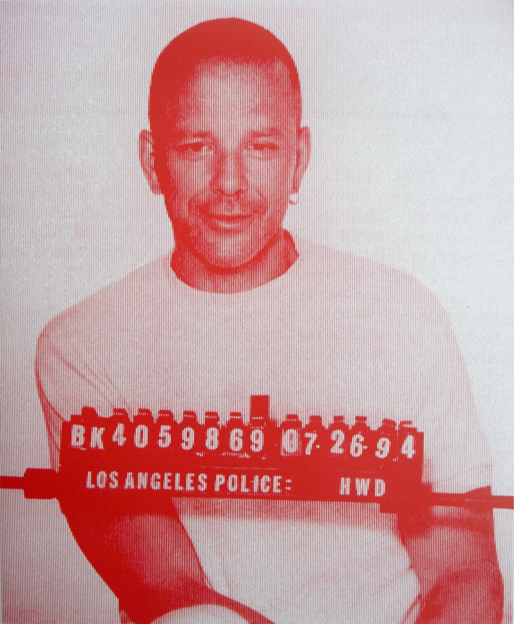 Mickey Rourke II（纸质丝网印刷） 作者 戴维·斯托德威尔