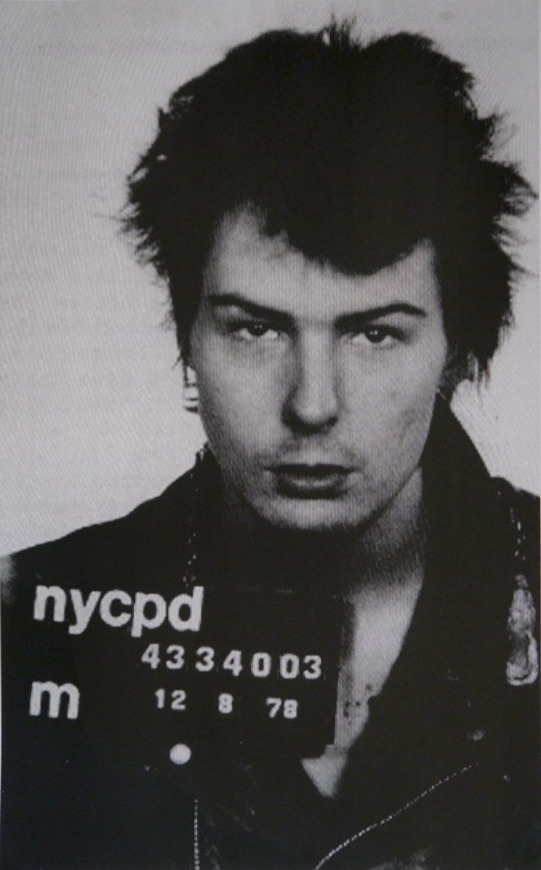 Sid Vicious I（纸上丝网印刷） 作者 戴维·斯托德威尔