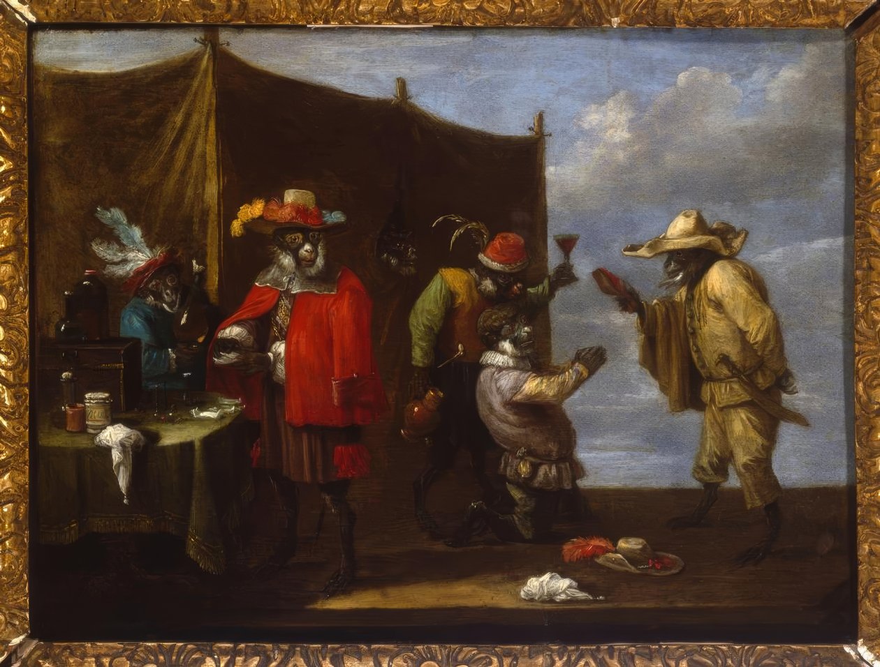 歌手 作者 大卫·特尼尔斯（David Teniers）