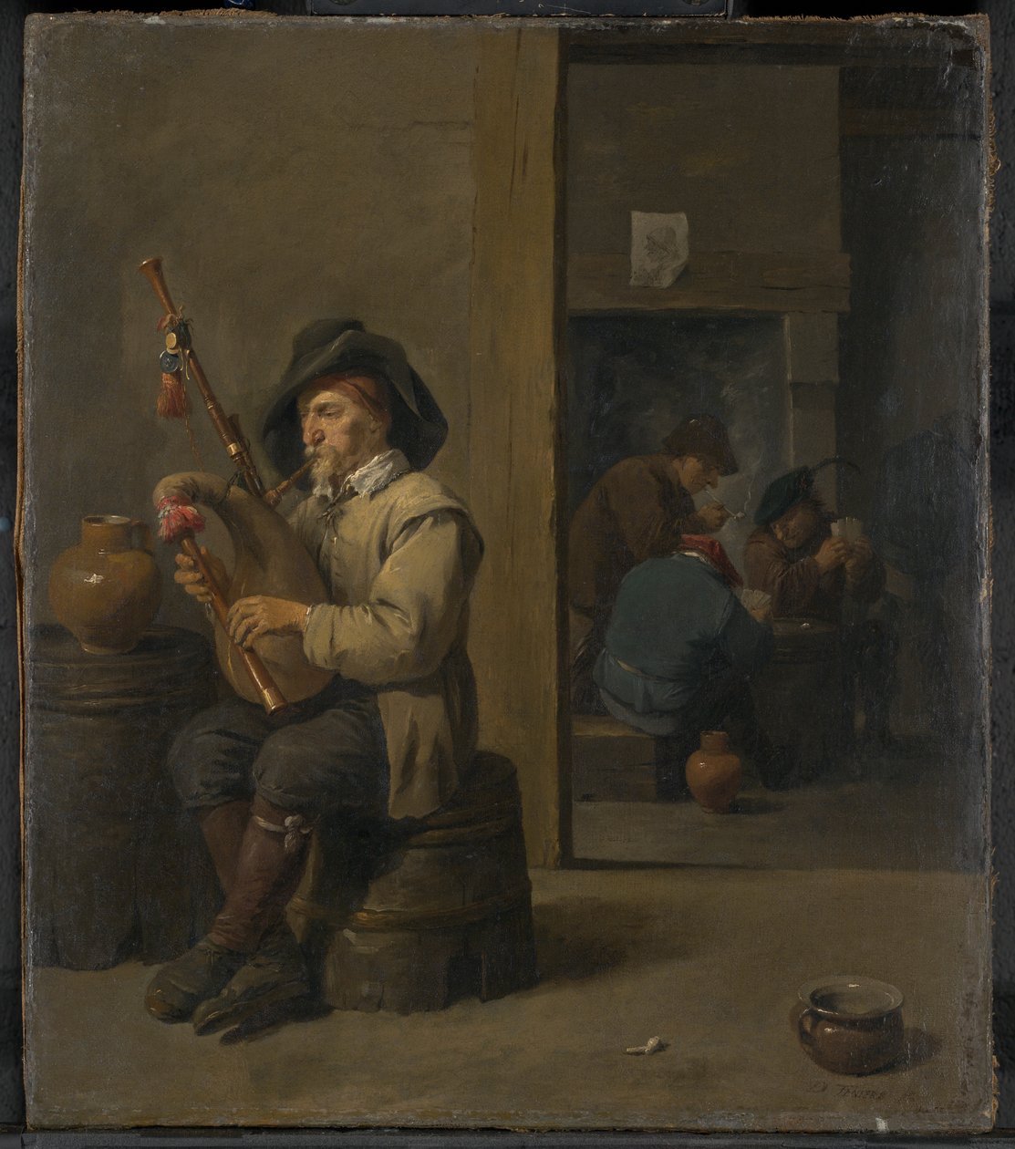 客栈里的风笛手 作者 大卫·特尼尔斯（David Teniers）