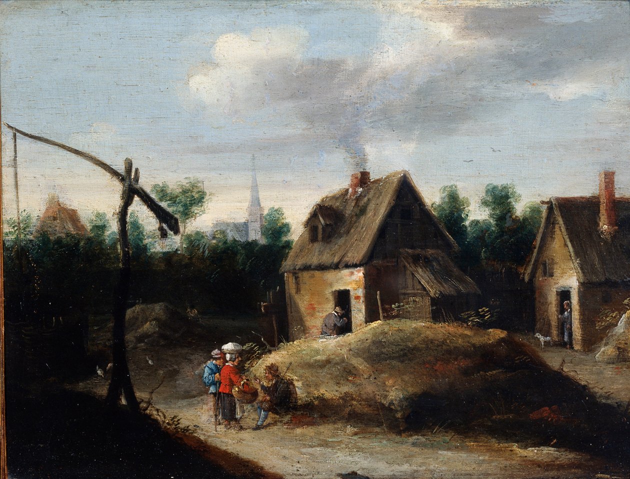 乡村风景，十七世纪 作者 大卫·特尼尔斯（David Teniers）
