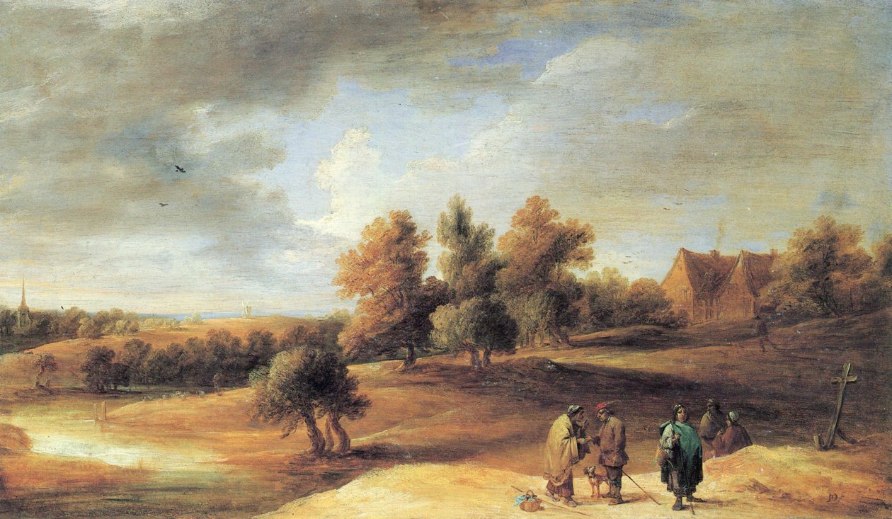 吉普赛人的风景 作者 大卫·特尼尔斯（David Teniers）