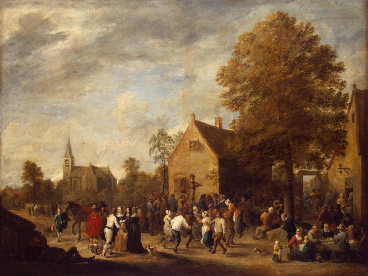 乡村盛宴 作者 大卫·特尼尔斯（David Teniers）