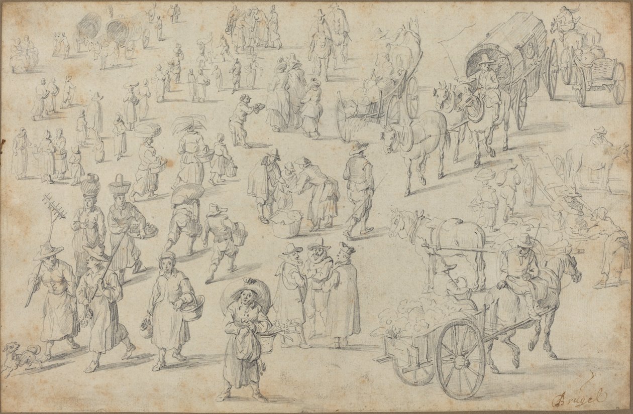 市场数字的研究 作者 大卫·特尼尔斯（David Teniers）