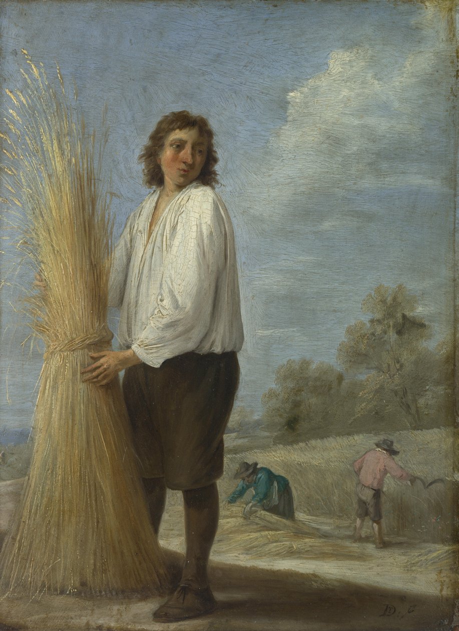 《四个季节》系列中的夏季，c。 1644年 作者 大卫·特尼尔斯（David Teniers）