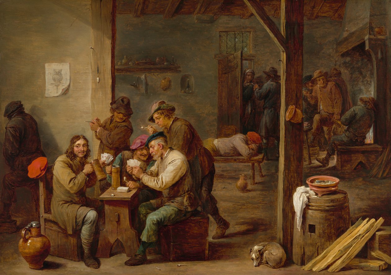 酒馆场景 作者 大卫·特尼尔斯（David Teniers）