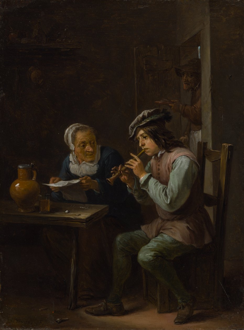 弗拉格莱特演奏家 作者 大卫·特尼尔斯（David Teniers）