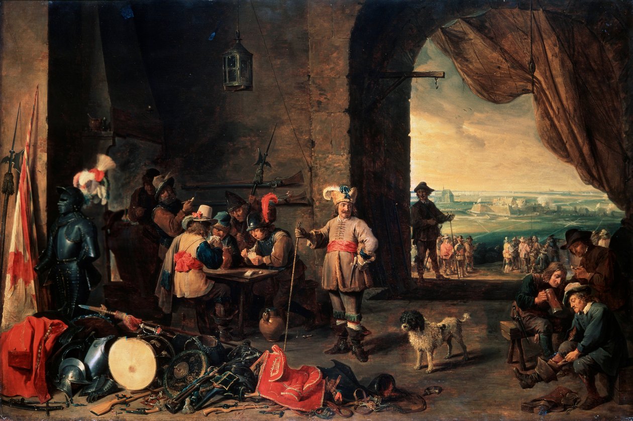 卫兵室，1642年 作者 大卫·特尼尔斯（David Teniers）