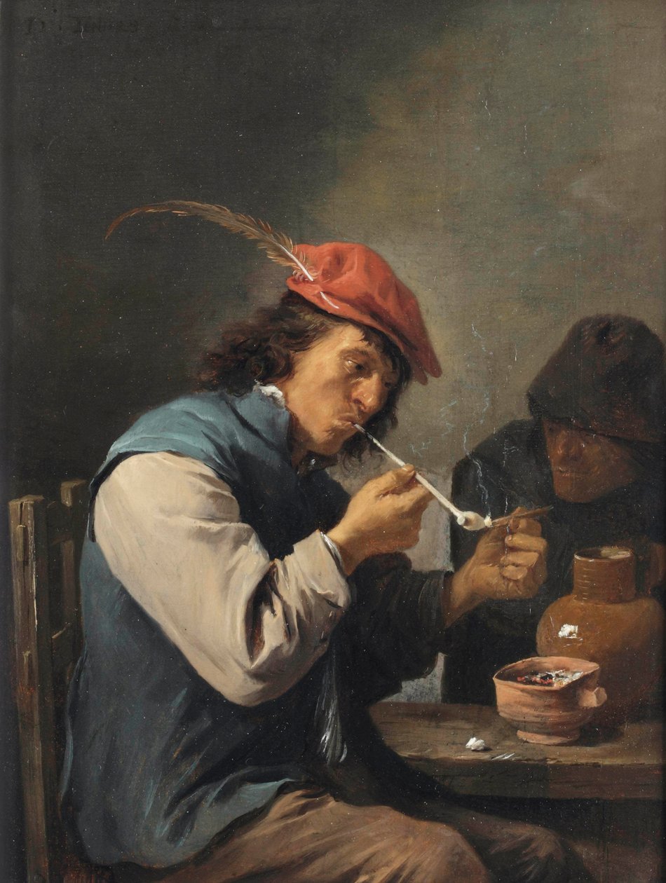 吸烟者 作者 大卫·特尼尔斯（David Teniers）