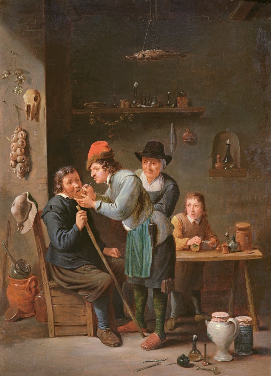 牙齿提取器 作者 大卫·特尼尔斯（David Teniers）