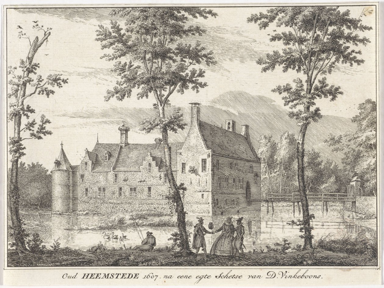 老海姆斯特德风景
Oud Heemstede 1607. 作者 大卫文克布恩斯（一）