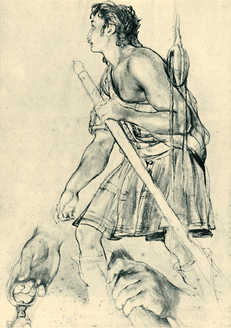 高地人"，19世纪初，1946年。 作者 大卫威尔基