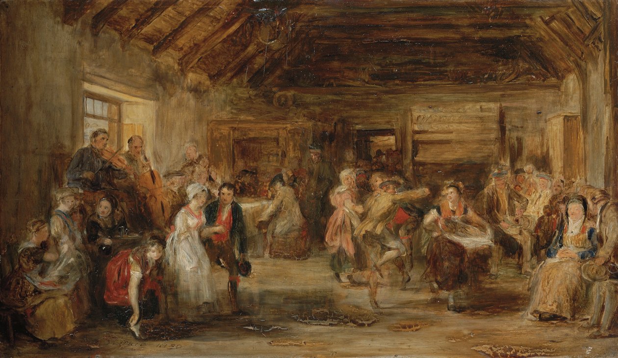 Penny Wedding，A Sketch，1830 作者 大卫威尔基