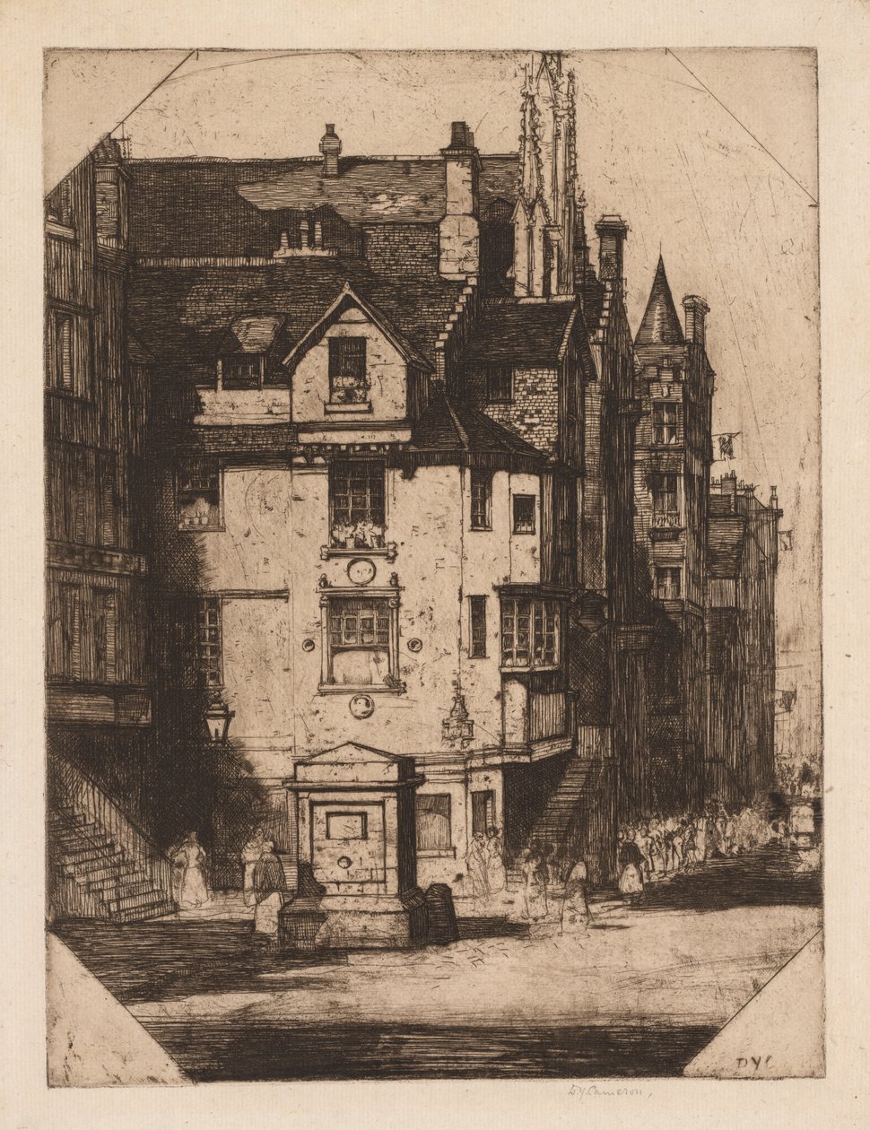 约翰·诺克斯故居（John Knoxs House），1905年。 作者 戴维·杨·卡梅伦