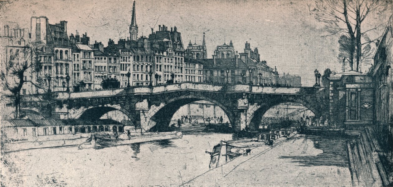 新桥（Pont Neuf）：1904年巴黎赛区冠军 作者 戴维·杨·卡梅伦