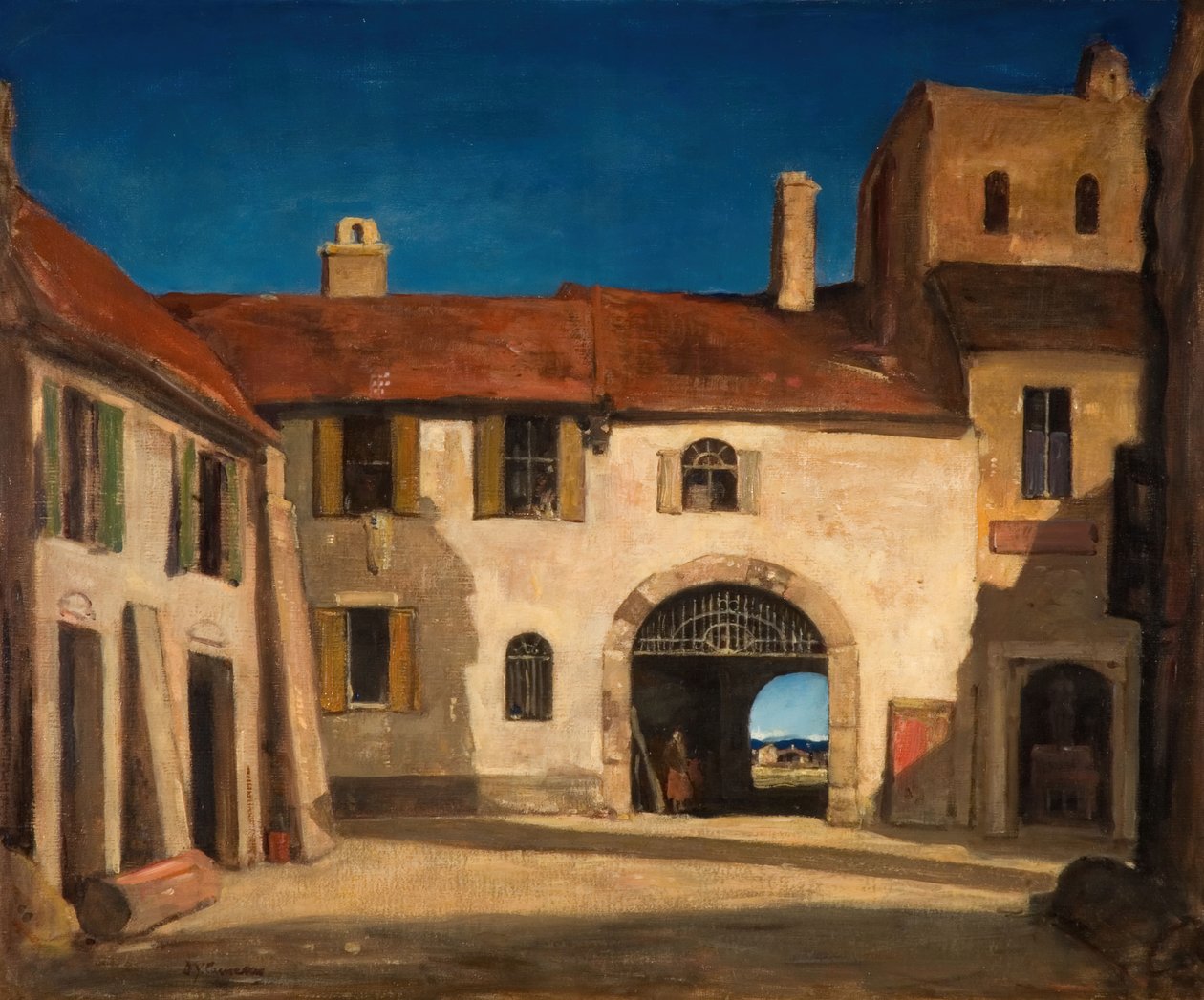 Rambelli，意大利罗马附近，1922年。 作者 戴维·杨·卡梅伦
