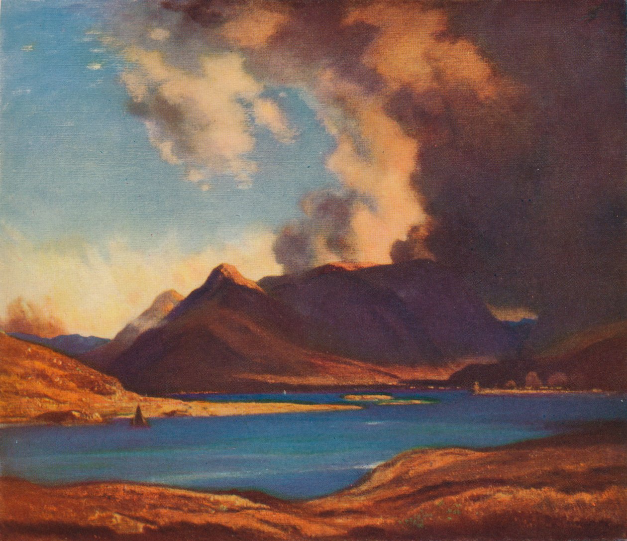 格伦科的阴影，1925年 作者 戴维·杨·卡梅伦