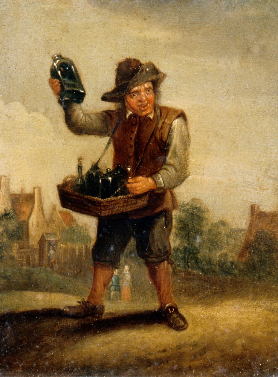 品味》，约 1800 年（油画板） 作者 幼年的大卫（后）Teniers
