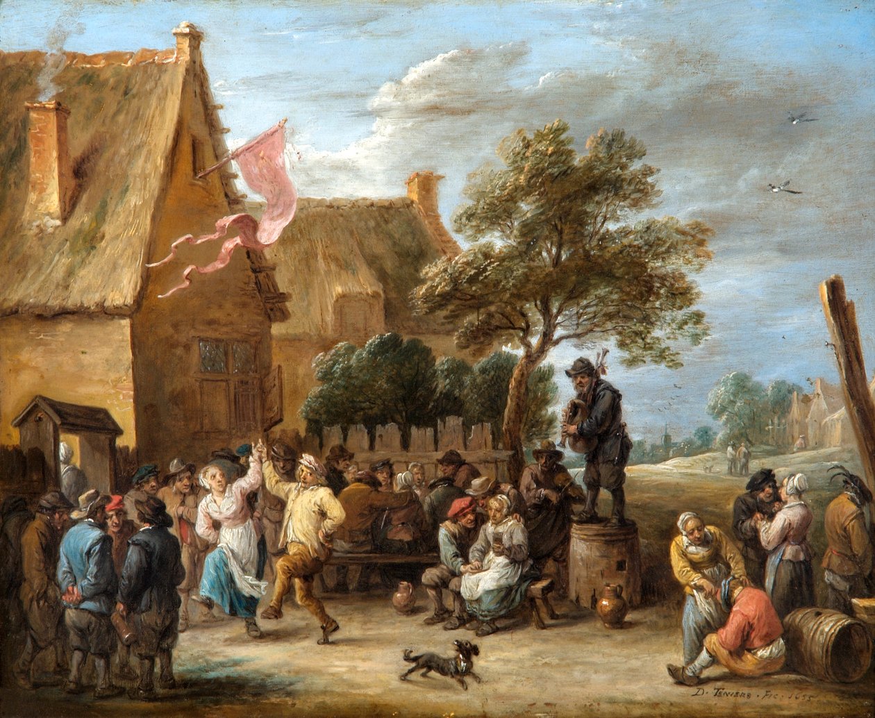 乡村旅馆的乡村狂欢 作者 大卫·特尼尔斯（David Teniers）