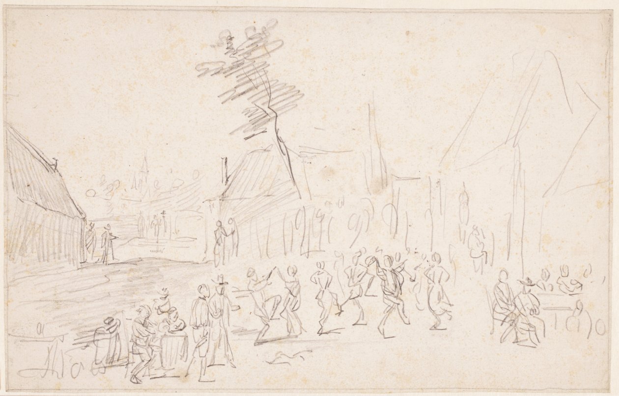 一场农民婚礼 作者 大卫·特尼尔斯（David Teniers）