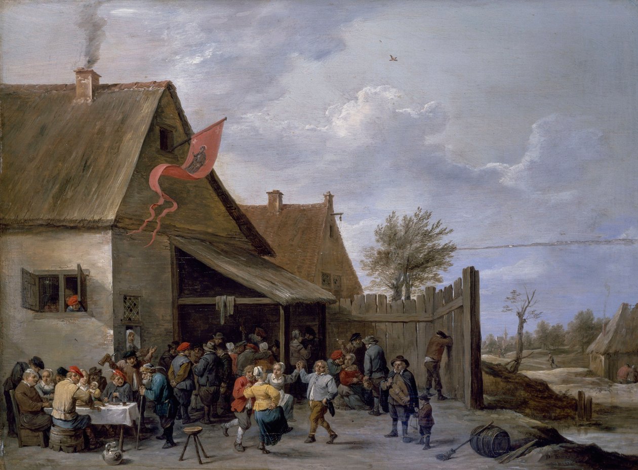 科尔米斯圣乔治节 作者 大卫·特尼尔斯（David Teniers）