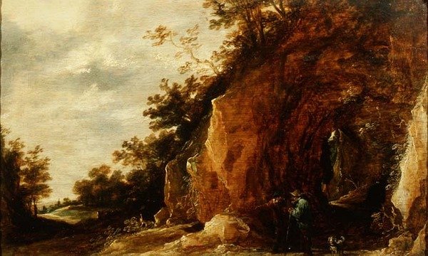 与旅行者的风景（一对中的一个） 作者 大卫·特尼尔斯（David Teniers）