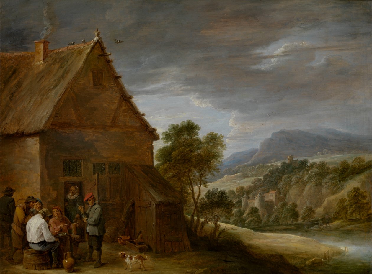 酒馆场景（油画） 作者 大卫·特尼尔斯（David Teniers）