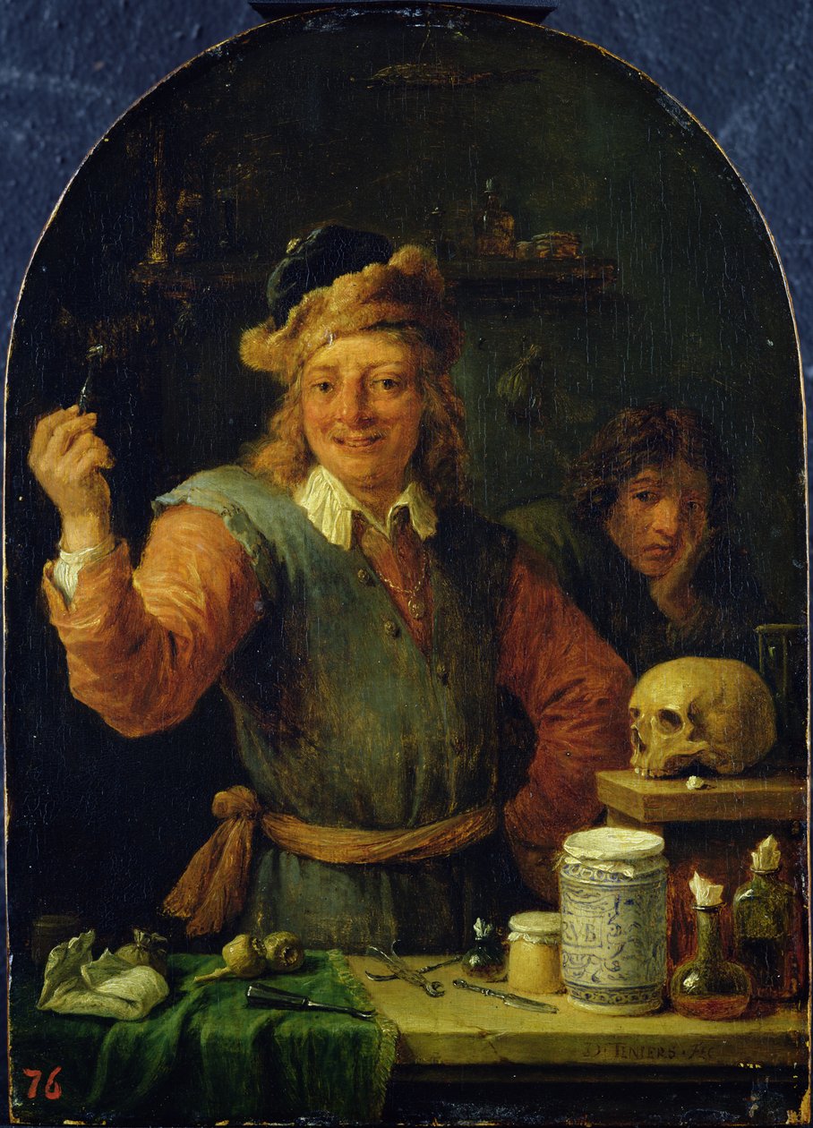牙医（橡木油） 作者 大卫·特尼尔斯（David Teniers）