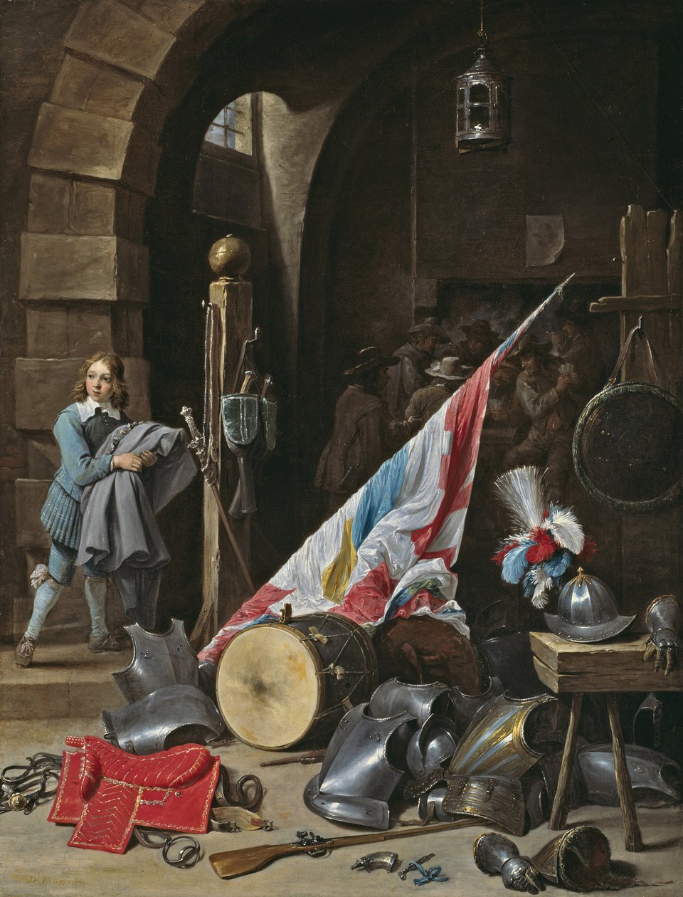警卫室，1640-50 作者 大卫·特尼尔斯（David Teniers）