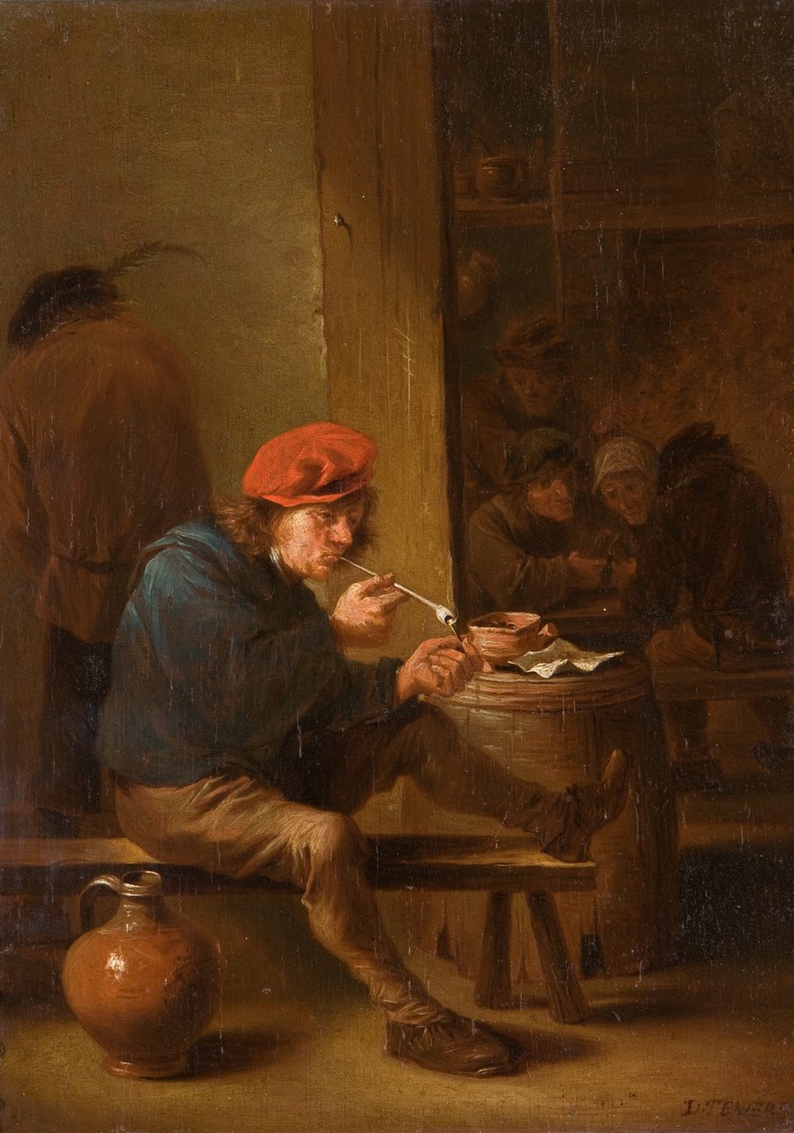 吸烟者 作者 大卫·特尼尔斯（David Teniers）